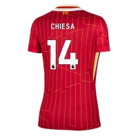 Maglia Calcio Liverpool Federico Chiesa #14 Prima Divisa Donna 2024-25 Manica Corta